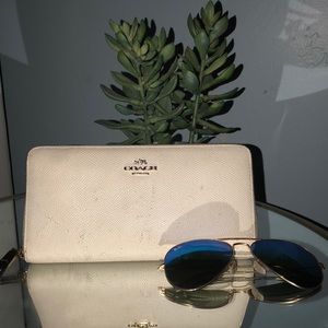 Full zip coach wallet